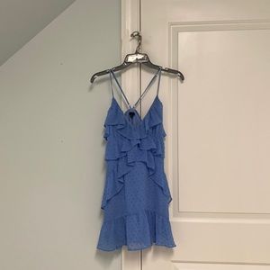 NBD MINI MUGSY DRESS PERIWINKLE BLUE XXS